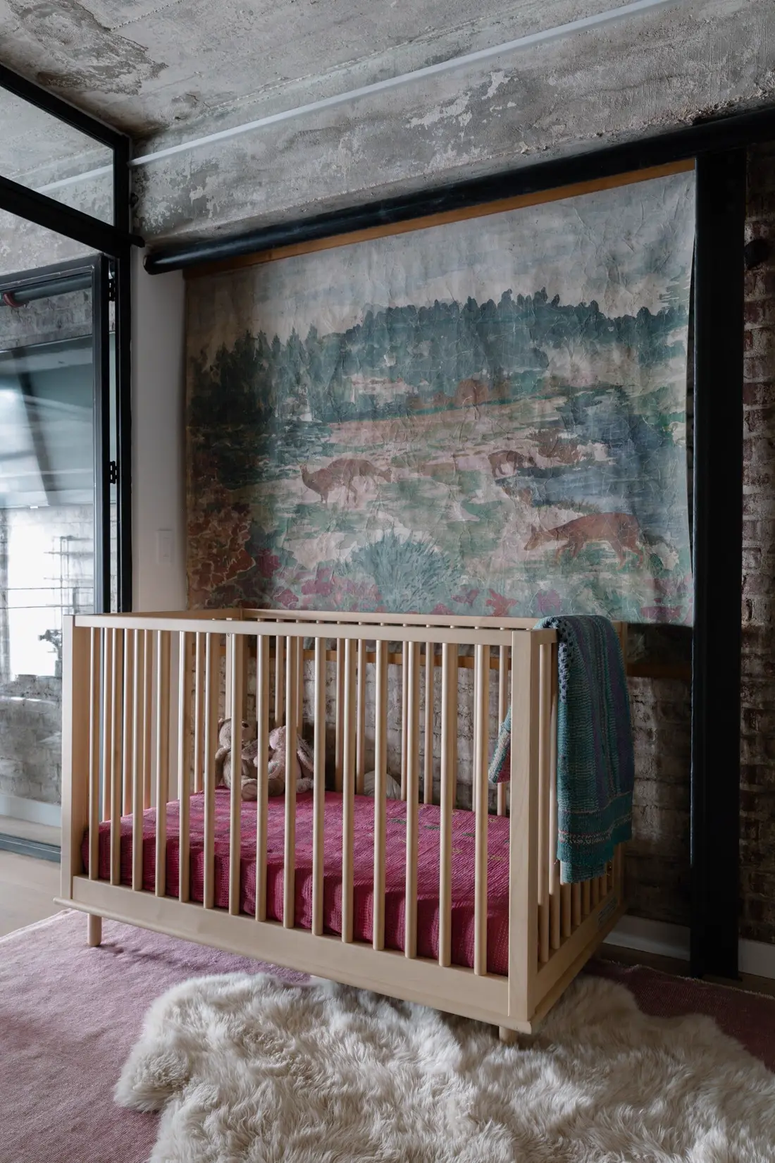 Kids room in a renovated Williamsburg, Brooklyn loft